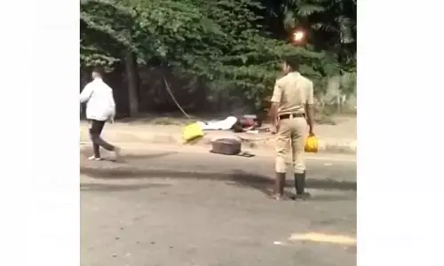 ಬೆಂಗಳೂರು: ಫುಟ್ ಪಾತ್ ನಲ್ಲಿ ತುಂಡಾಗಿ ಬಿದ್ದಿದ್ದ ವಿದ್ಯುತ್ ತಂತಿ ತುಳಿದು ತಾಯಿ-ಮಗು ಸಜೀವ ದಹನ