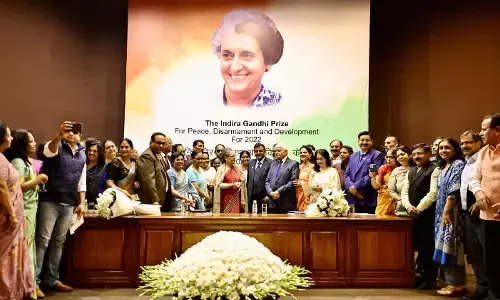 ಕೋವಿಡ್ ಯೋಧರಿಗೆ ಇಂದಿರಾ ಗಾಂಧಿ ಶಾಂತಿ ಪ್ರಶಸ್ತಿ ಪ್ರದಾನ