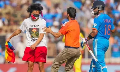 ಫೆಲಸ್ತೀನ್‌ ಪರ ಟಿಶರ್ಟ್‌ ಧರಿಸಿ ವಿಶ್ವಕಪ್‌ ಫೈನಲ್ ಮೈದಾನಕ್ಕೆ ನುಗ್ಗಿದ್ದ ಆಸ್ಟ್ರೇಲಿಯಾ ಪ್ರಜೆ ಪೊಲೀಸ್‌ ಕಸ್ಟಡಿಗೆ