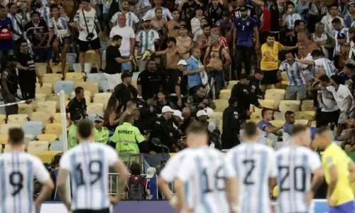 ಫಿಫಾ ಅರ್ಹತಾ ಪಂದ್ಯ: ಬ್ರೆಝಿಲ್‌ - ಅರ್ಜೆಂಟೀನ ಪಂದ್ಯದ ವೇಳೆ ಗುಂಪು ಘರ್ಷಣೆ