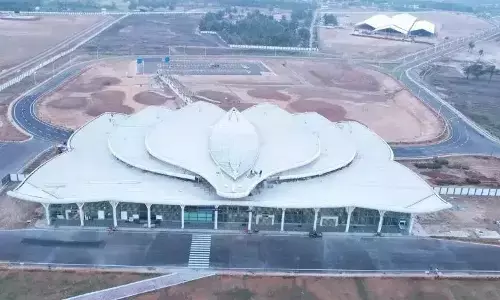 ಶಿವಮೊಗ್ಗ| ಏರ್‌ಪೋರ್ಟ್ ಕಾಂಪೌಂಡ್ ಕಾಮಗಾರಿಗೆ ಸ್ಥಳೀಯರಿಂದ ಅಡ್ಡಿ