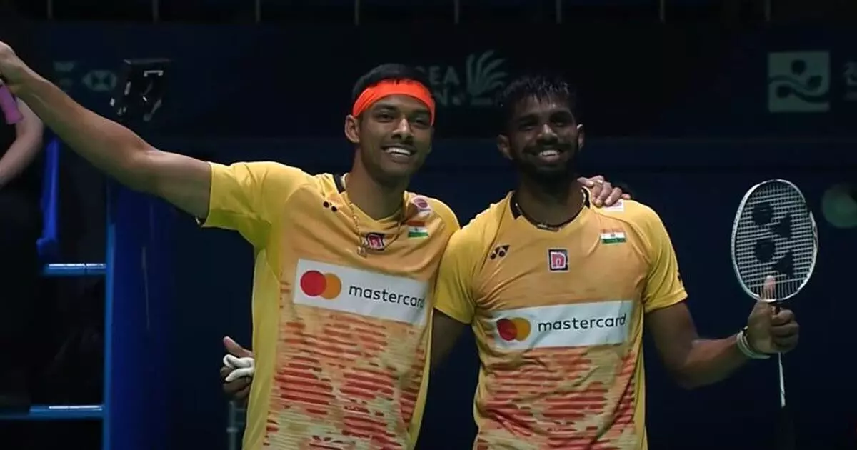 ಚೀನಾ ಮಾಸ್ಟರ್ಸ್: ಸಾತ್ವಿಕ್-ಚಿರಾಗ್ ಸೆಮಿ ಫೈನಲ್ಗೆ ಲಗ್ಗೆ ಚೀನಾ ಮಾಸ್ಟರ್ಸ್: ಸಾತ್ವಿಕ್-ಚಿರಾಗ್ ಸೆಮಿ ಫೈನಲ್ಗೆ ಲಗ್ಗೆ