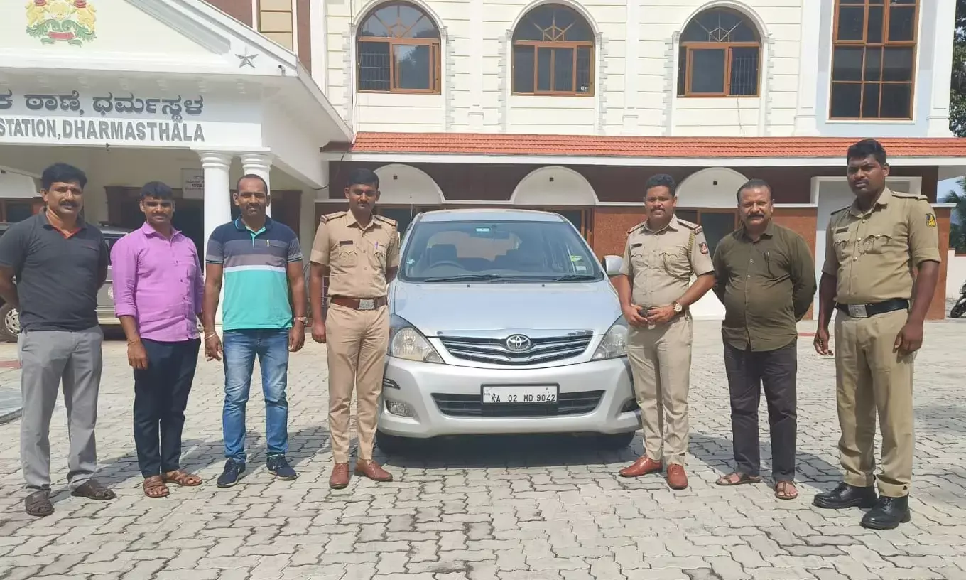 ಬೆಳ್ತಂಗಡಿ: ಮನೆಯ ಶೆಡ್‌ನಲ್ಲಿ ನಿಲ್ಲಿಸಿದ್ದ ಕಾರು ಕಳವು ಪ್ರಕರಣ; 4 ಮಂದಿ ಸೆರೆ