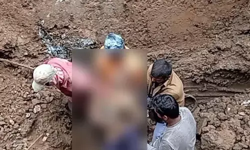 ಶಿವಮೊಗ್ಗ| ರೈಲ್ವೆ ಮೇಲ್ಸೇತುವೆ ಕಾಮಗಾರಿ ವೇಳೆ ಮಣ್ಣು ಕುಸಿದು ಕಾರ್ಮಿಕ ಮೃತ್ಯು