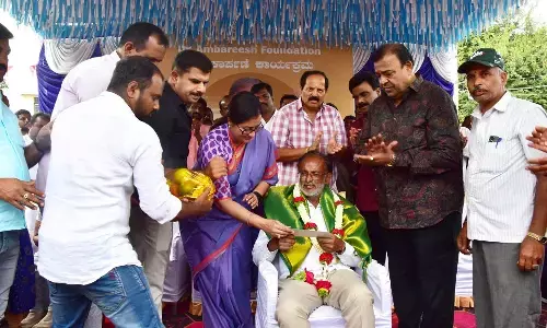 ಸುಮಲತಾರಿಂದ ಅಂಬರೀಷ್ ಫೌಂಡೇಷನ್ ಲೋಕಾರ್ಪಣೆ