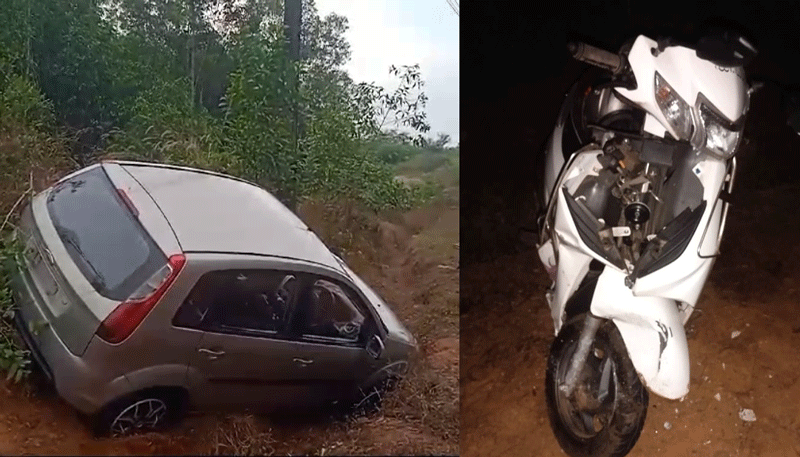 ಕಾರ್ಕಳ: ಬೈಕ್ ಗೆ ಕಾರು ಢಿಕ್ಕಿ; ಇಬ್ಬರು ಗಂಭೀರ