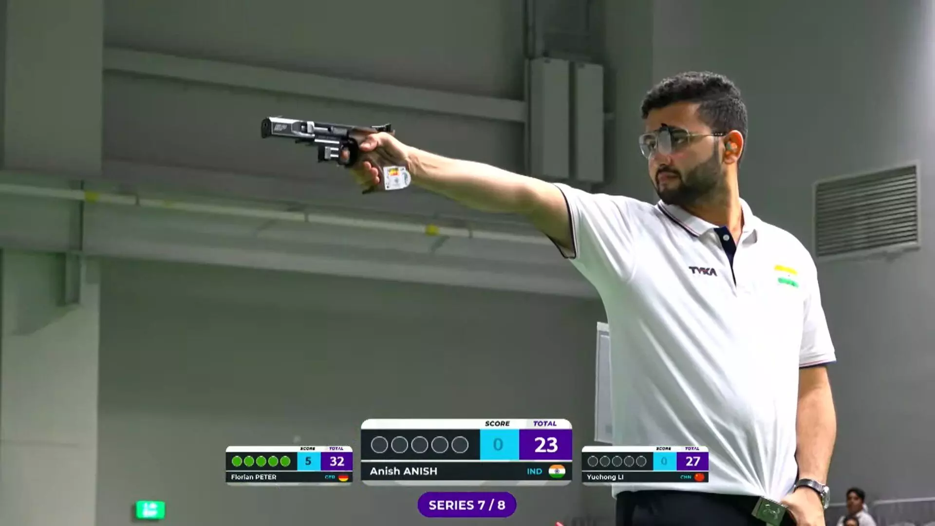 ಐಎಸ್ಎಸ್ಎಫ್ ವಿಶ್ವಕಪ್ ಫೈನಲ್ ; 25 ಮೀ ರ್ಯಾಪಿಡ್ ಫಯರ್ನಲ್ಲಿ ಪಿಸ್ತೂಲ್ ಶೂಟರ್ ಅನೀಶ್ ಭನ್ವಾಲಗೆ ಕಂಚು ಐಎಸ್ಎಸ್ಎಫ್ ವಿಶ್ವಕಪ್ ಫೈನಲ್ ; 25 ಮೀ ರ್ಯಾಪಿಡ್ ಫಯರ್ನಲ್ಲಿ ಪಿಸ್ತೂಲ್ ಶೂಟರ್ ಅನೀಶ್ ಭನ್ವಾಲಗೆ ಕಂಚು