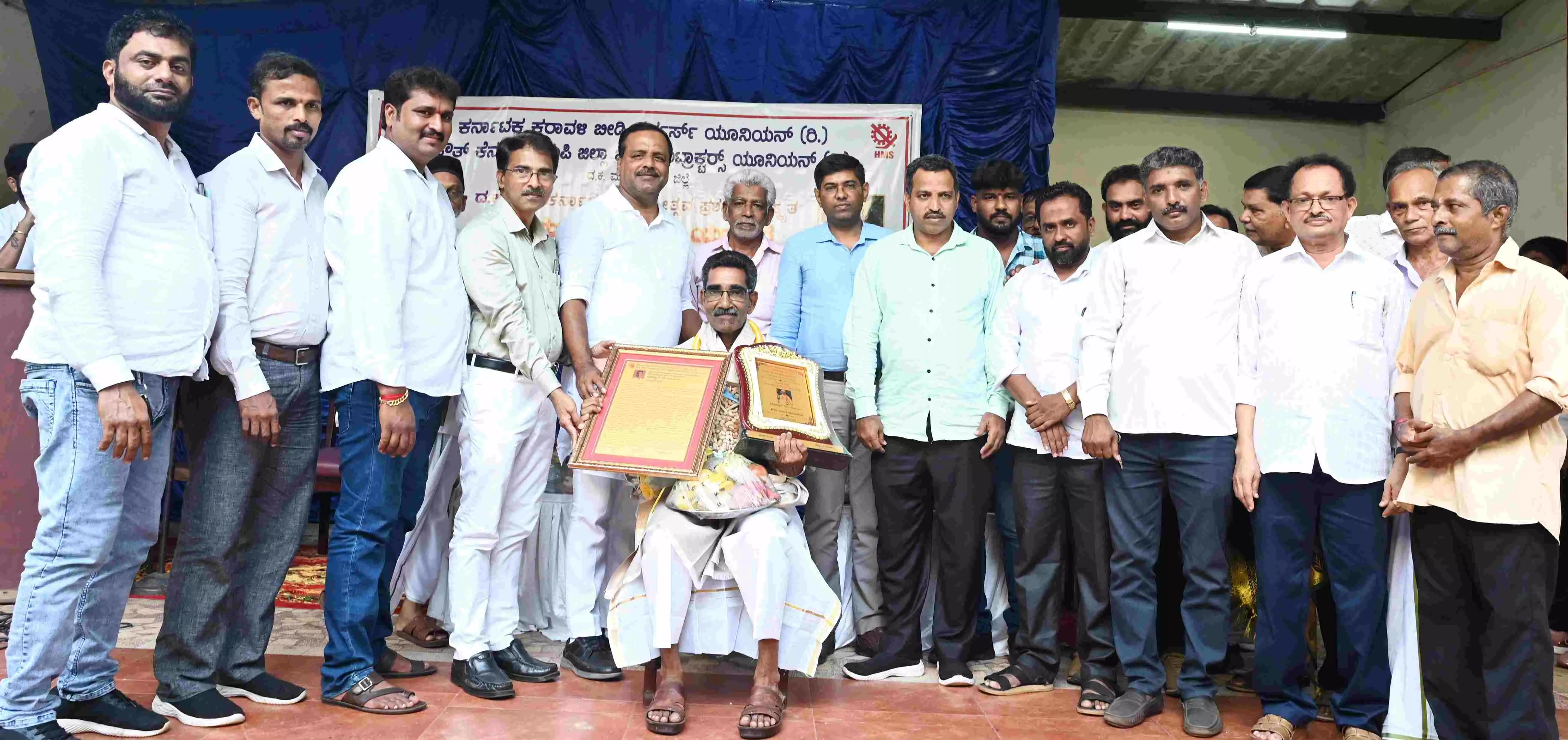 ಜಿಲ್ಲಾ ರಾಜ್ಯೋತ್ಸವ ಪ್ರಶಸ್ತಿ ಪುರಸ್ಕೃತ ಮಹಮ್ಮದ್ ರಫಿಗೆ ಸನ್ಮಾನ