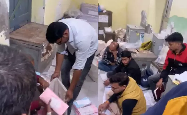 ಮಧ್ಯಪ್ರದೇಶ: ಮತ ಎಣಿಕೆಗಿಂತ ಮುನ್ನವೇ ಅಂಚೆ ಮತಪತ್ರಗಳನ್ನು ತೆರೆಯಲಾಗಿದೆ ಎಂದು ಆರೋಪಿಸಿದ ಕಾಂಗ್ರೆಸ್ ಮಧ್ಯಪ್ರದೇಶ: ಮತ ಎಣಿಕೆಗಿಂತ ಮುನ್ನವೇ ಅಂಚೆ ಮತಪತ್ರಗಳನ್ನು ತೆರೆಯಲಾಗಿದೆ ಎಂದು ಆರೋಪಿಸಿದ ಕಾಂಗ್ರೆಸ್