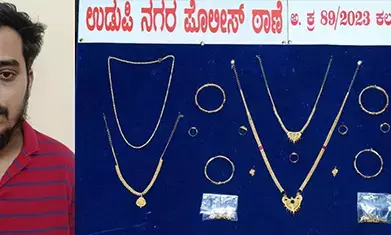 ಉಡುಪಿ: ಅಂತರ್ ಜಿಲ್ಲಾ ಮನೆ ಕಳ್ಳತನ ಆರೋಪಿಯ ಬಂಧನ; ಸೊತ್ತು ವಶಕ್ಕೆ