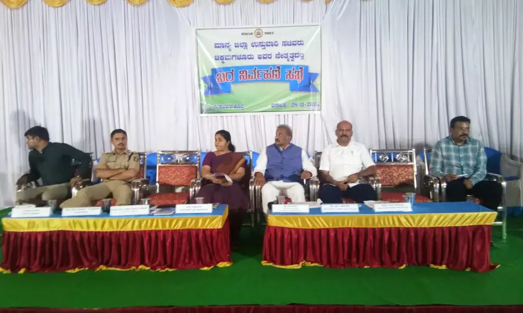 ಬರಗಾಲ ನಿರ್ವಹಣೆಗೆ ಸಮಗ್ರ ಮುಂಜಾಗ್ರತೆ ಕ್ರಮವಹಿಸಬೇಕು ಅಧಿಕಾರಿಗಳಿಗೆ ಸಚಿವ ಕೆ.ಜೆ.ಜಾರ್ಜ್ ಸೂಚನೆ