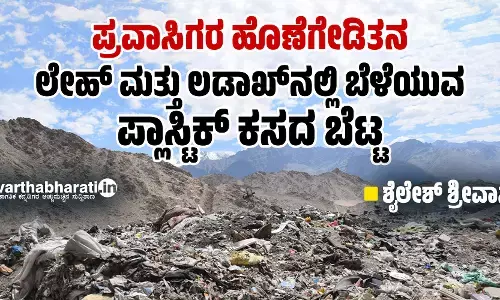 ಪ್ರವಾಸಿಗರ ಹೊಣೆಗೇಡಿತನ: ಲೇಹ್ ಮತ್ತು ಲಡಾಖ್‌ನಲ್ಲಿ ಬೆಳೆಯುವ ಪ್ಲಾಸ್ಟಿಕ್ ಕಸದ ಬೆಟ್ಟ