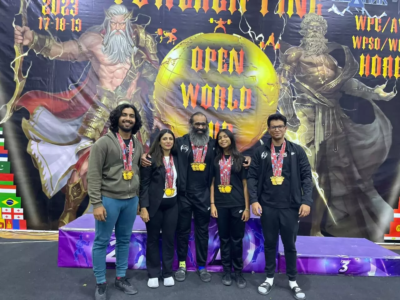 ಕಿರ್ಗಿಝ್‍ಸ್ತಾನ್: ಪವರ್‌ ಲಿಫ್ಟಿಂಗ್ ವಿಶ್ವಕಪ್ ನಲ್ಲಿ ಕರ್ನಾಟಕಕ್ಕೆ 13 ಪದಕ