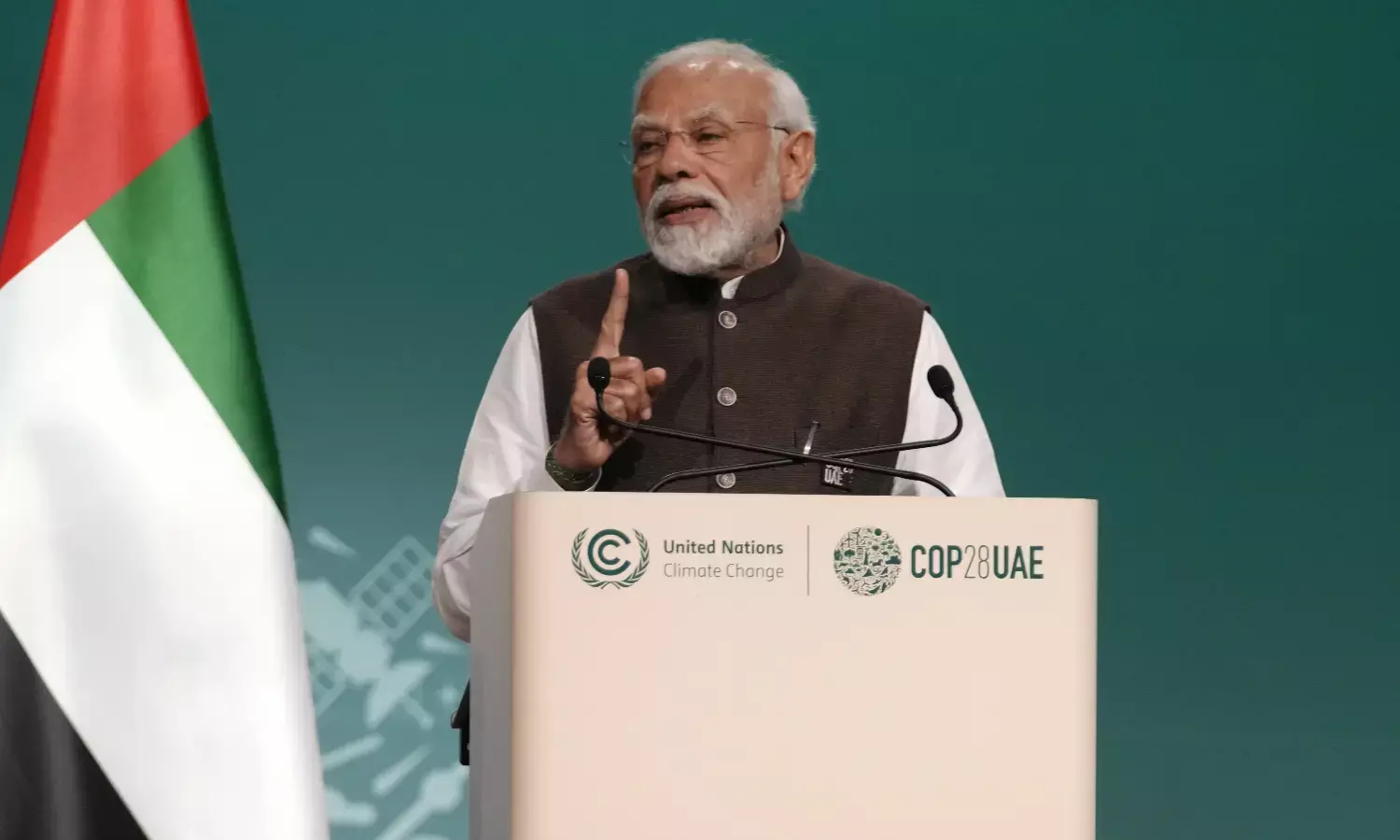 ಹವಾಮಾನ ಬದಲಾವಣೆ ಪ್ರಕ್ರಿಯೆಗಾಗಿ ವಿಶ್ವಸಂಸ್ಥೆ ಚೌಕಟ್ಟಿಗೆ ಭಾರತ ಬದ್ಧ : ಸಿಒಪಿ ಶೃಂಗಸಭೆಯಲ್ಲಿ ಪ್ರಧಾನಿ ಮೋದಿ