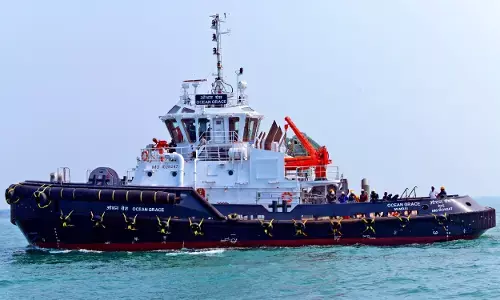 ಮಲ್ಪೆ: ಯುಸಿಎಸ್‌ಎಲ್ 62 ಟನ್ ಟಗ್ ಅದಾನಿ ಸಮೂಹಕ್ಕೆ ಹಸ್ತಾಂತರ