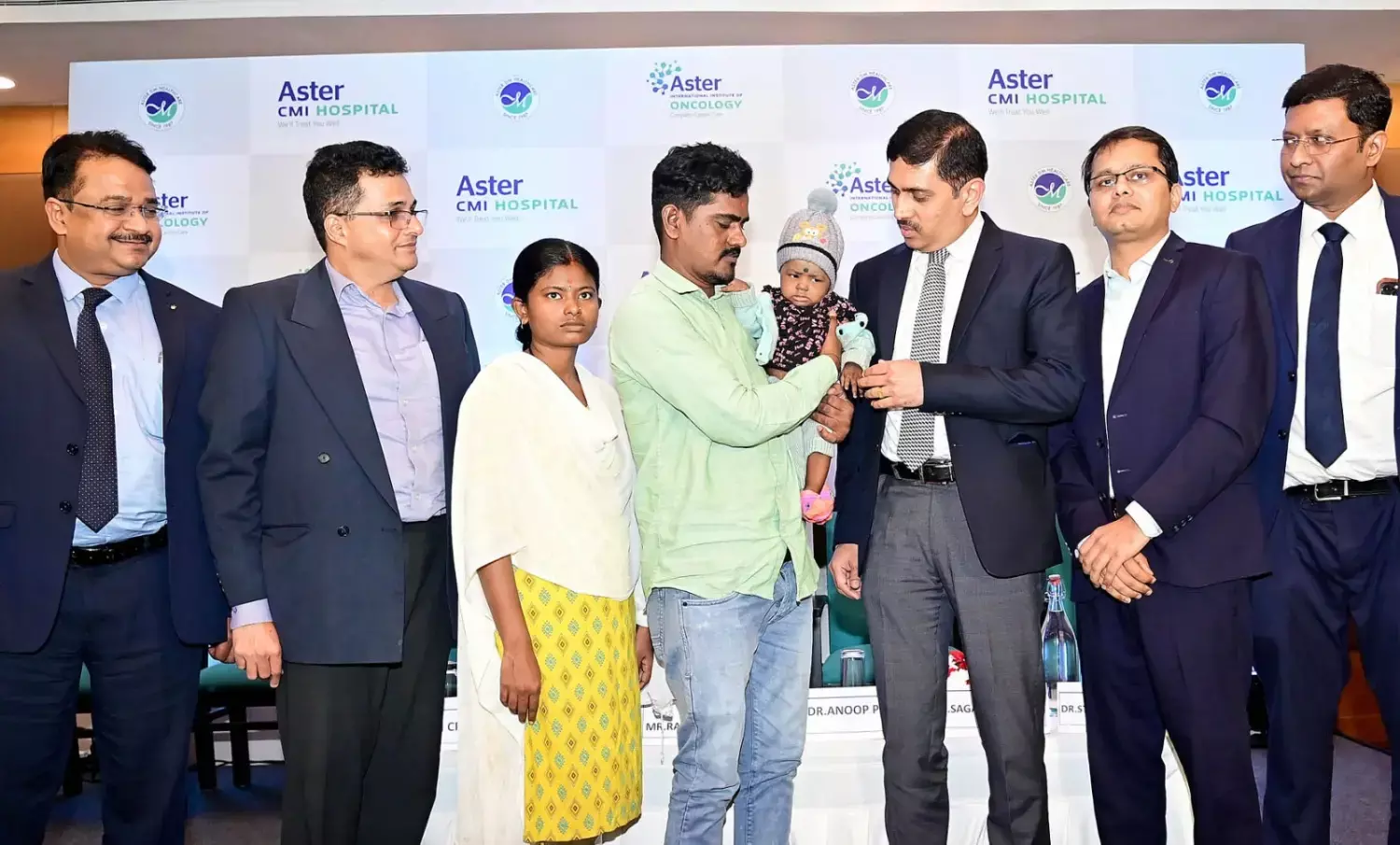 ಜನ್ಮಜಾತ ರೋಗ ನಿರೋಧಕ ಅಸ್ವಸ್ಥತೆ ಕಾಯಿಲೆಯಿಂದ ಬಳಲುತ್ತಿದ್ದ ಮಗುವಿಗೆ  ಆಸ್ಟರ್ ಆಸ್ಪತ್ರೆಯಿಂದ ಯಶಸ್ವಿ ಚಿಕಿತ್ಸೆ