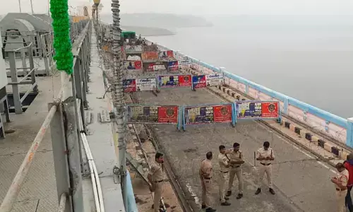 ಕೃಷ್ಣಾ ನದಿ ನೀರು ವಿಚಾರ ಆಂಧ್ರ-ತೆಲಂಗಾಣ ನಡುವೆ ಉದ್ವಿಗ್ನತೆ: ನಾಗಾರ್ಜುನಸಾಗರ ಅಣೆಕಟ್ಟು ಪ್ರದೇಶಕ್ಕೆ ಸಿಆರ್‌ಪಿಎಫ್‌ ಭದ್ರತೆ