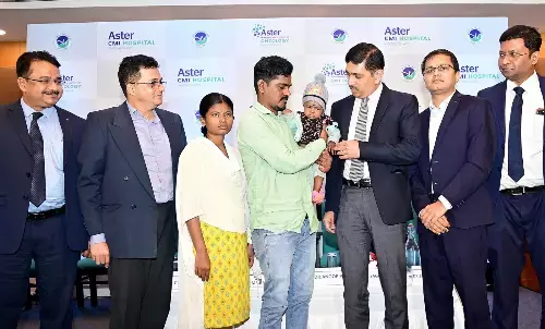 ಜನ್ಮಜಾತ ರೋಗ ನಿರೋಧಕ ಅಸ್ವಸ್ಥತೆ ಕಾಯಿಲೆಯಿಂದ ಬಳಲುತ್ತಿದ್ದ ಮಗುವಿಗೆ  ಆಸ್ಟರ್ ಆಸ್ಪತ್ರೆಯಿಂದ ಯಶಸ್ವಿ ಚಿಕಿತ್ಸೆ