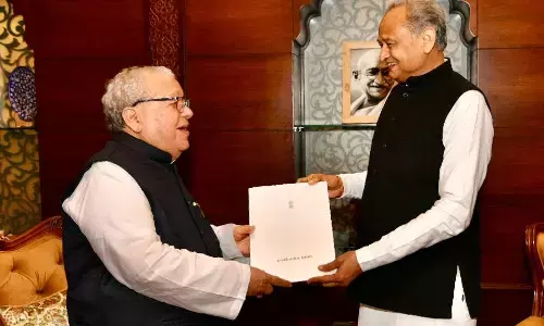 ರಾಜಸ್ಥಾನ : ಸಿಎಂ ಸ್ಥಾನಕ್ಕೆ ಅಶೋಕ್ ಗೆಹ್ಲೋಟ್ ರಾಜೀನಾಮೆ