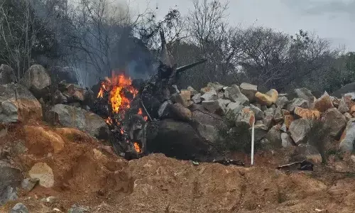 ತೆಲಂಗಾಣದಲ್ಲಿ ಪತನವಾದ ವಾಯುಪಡೆಯ ವಿಮಾನದಲ್ಲಿದ್ದ ಇಬ್ಬರು ಪೈಲಟ್‌ಗಳು ಸಾವು