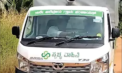 ಐಹೊಳೆ ಗ್ರಾಂಪ ಅಧ್ಯಕ್ಷ ಉಡುಪಿಯಲ್ಲಿ ಸ್ವಚ್ಛತಾ ರಾಯಭಾರಿ!