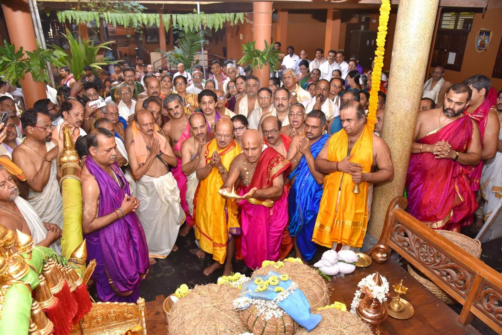 ಪುತ್ತಿಗೆ ಪರ್ಯಾಯಕ್ಕೆ ಪೂರ್ವಭಾವಿ ಧಾನ್ಯ ಮುಹೂರ್ತ ಪುತ್ತಿಗೆ ಪರ್ಯಾಯಕ್ಕೆ ಪೂರ್ವಭಾವಿ ಧಾನ್ಯ ಮುಹೂರ್ತ