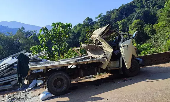 ಶಿರಾಡಿ ಘಾಟ್ ಬಳಿ ಅಪಘಾತ: ಒರಿಸ್ಸಾ ಮೂಲದ ಇಬ್ಬರು ಸ್ಥಳದಲ್ಲೇ ಮೃತ್ಯು