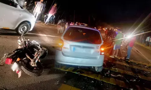 ಚಿಕ್ಕಮಗಳೂರು: ಕಾರು-ಬೈಕ್ ಢಿಕ್ಕಿ; ಇಬ್ಬರು ಮೃತ್ಯು