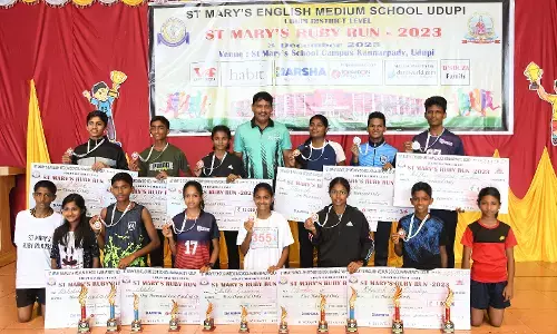 ಜಿಲ್ಲಾ ಮಟ್ಟದ ಸೈಂಟ್ ಮೇರೀಸ್ ರೂಬಿ ರನ್: ನಿಟ್ಟೆ ಕ್ರೀಡಾಪಟುಗಳ ಸಾಧನೆ