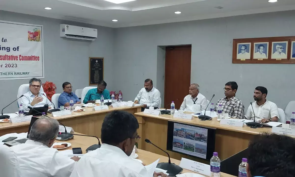 ಪಾಲಕ್ಕಾಡ್ ವಿಭಾಗ ಮಟ್ಟದ ರೈಲ್ವೆ ಬಳಕೆದಾರರ ಸಲಹಾ ಸಮಿತಿ ಸಭೆ