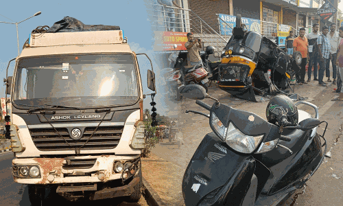 ಮುಲ್ಕಿ: ಅತಿ ವೇಗ, ನಿರ್ಲಕ್ಷ್ಯದ ಚಾಲನೆಯಿಂದ ಸರಣಿ ಅಪಘಾತ; ಟ್ರಾಫಿಕ್ ಪೊಲೀಸ್ ಸಿಬ್ಬಂದಿ ಸಹಿತ ಇಬ್ಬರಿಗೆ ಗಾಯ