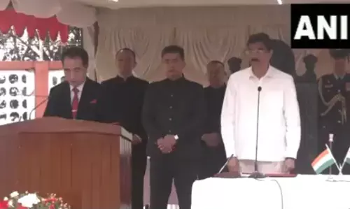 ಮಿಝೋರಾಂ ನೂತನ ಮುಖ್ಯಮಂತ್ರಿಯಾಗಿ ಲಾಲ್ದುಹೋಮ ಪ್ರಮಾಣ ವಚನ ಸ್ವೀಕಾರ