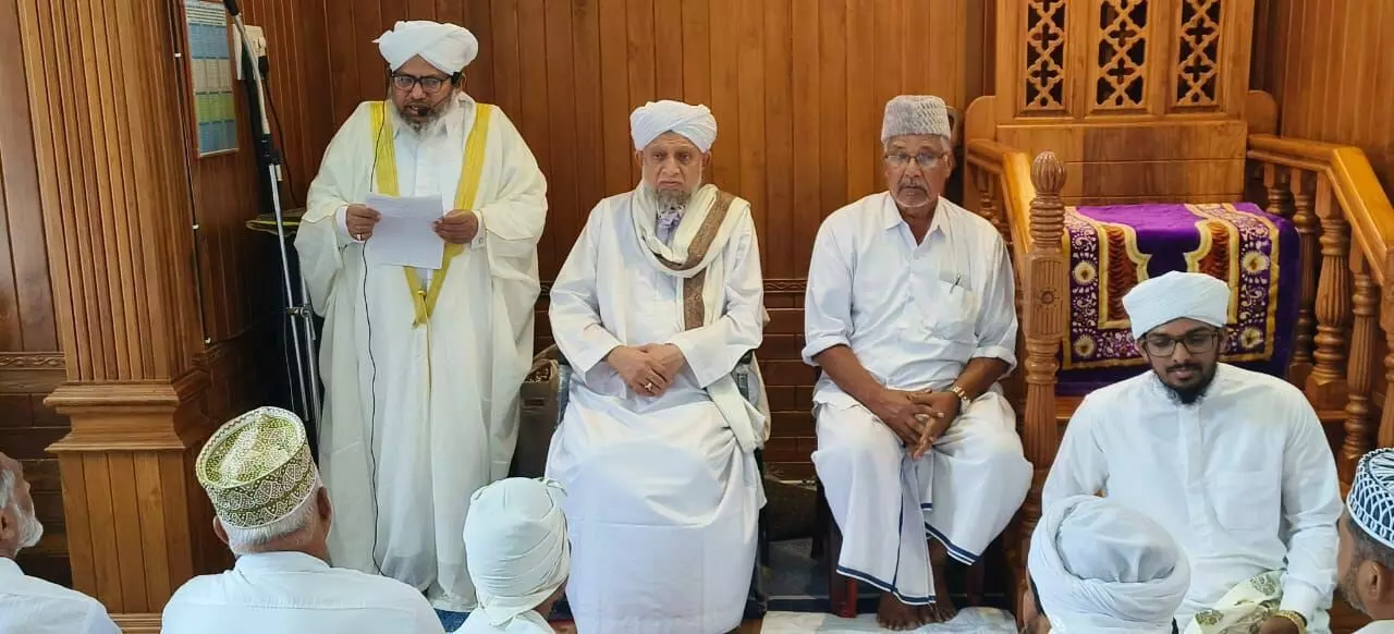 ಮೂಡುಬಿದಿರೆ ಕೇಂದ್ರ ಬದ್ರಿಯಾ ಜುಮಾ ಮಸೀದಿಯಲ್ಲಿ ಖಾಝಿ ಸ್ವೀಕಾರ ಸಮಾರಂಭ ಮೂಡುಬಿದಿರೆ ಕೇಂದ್ರ ಬದ್ರಿಯಾ ಜುಮಾ ಮಸೀದಿಯಲ್ಲಿ ಖಾಝಿ ಸ್ವೀಕಾರ ಸಮಾರಂಭ