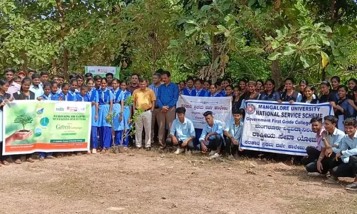 ಜಾಗತಿಕ ತಾಪಮಾನ ತಡೆಗಟ್ಟಲು, ಹಸಿರು ಪರಿಸರ ಉಳಿಸುವ ಹಣ್ಣಿನ ಗಿಡ ನೆಡುವ ಕಾರ್ಯಕ್ರಮ