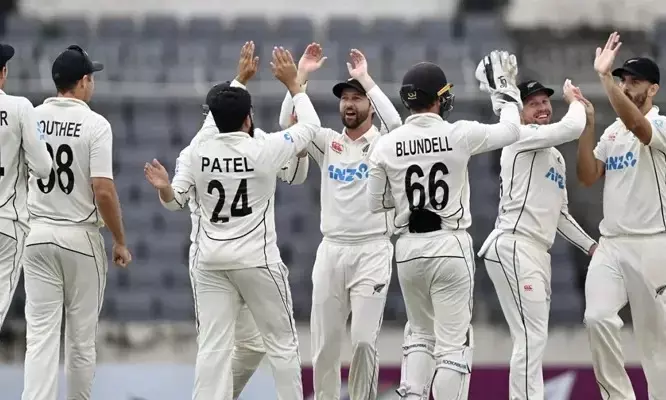 ಬಾಂಗ್ಲಾವನ್ನು 4 ವಿಕೆಟ್‌ಗಳಿಂದ ಸೋಲಿಸಿದ ಕಿವೀಸ್ ; 2 ಪಂದ್ಯಗಳ ಟೆಸ್ಟ್ ಸರಣಿ 1-1ರಲ್ಲಿ ಸಮಬಲ