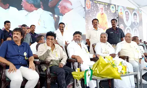 ನಟ ಶಿವರಾಜ್‍ಕುಮಾರ್ ಸಂಸತ್ತಿಗೆ ಹೋಗಬೇಕಿದೆ: ಡಿ.ಕೆ.ಶಿವಕುಮಾರ್