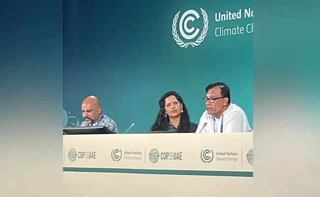 COP-28: ಹವಾಮಾನ ಬದಲಾವಣೆ ವಿರುದ್ಧ ಹೋರಾಟದಲ್ಲಿ ತುರ್ತುಕ್ರಮ ಕುರಿತು ಚರ್ಚೆ COP-28: ಹವಾಮಾನ ಬದಲಾವಣೆ ವಿರುದ್ಧ ಹೋರಾಟದಲ್ಲಿ ತುರ್ತುಕ್ರಮ ಕುರಿತು ಚರ್ಚೆ