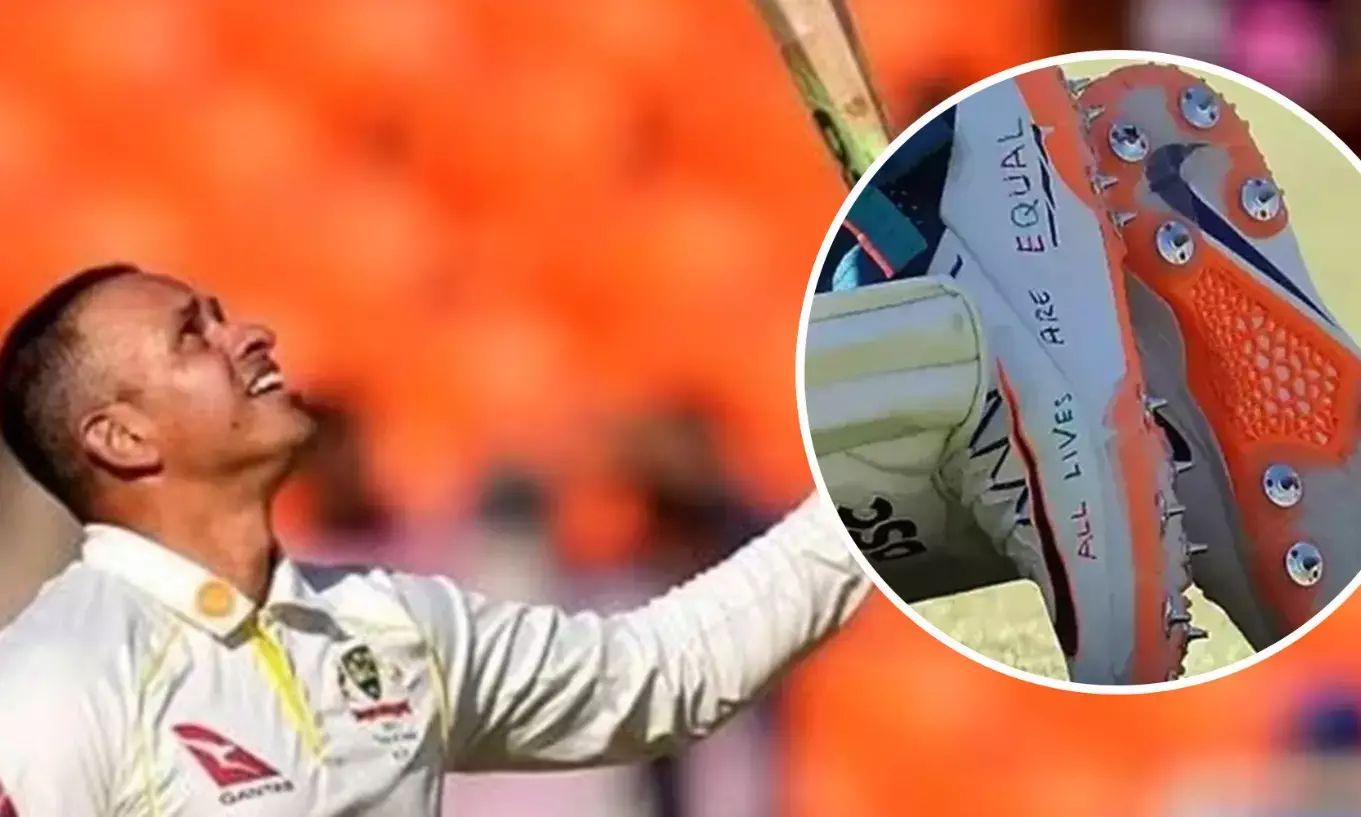 ಗಾಝಾ ಬೆಂಬಲಿಸಿ ಕಿಟ್ ನಲ್ಲಿ ಕ್ರಿಕೆಟಿಗ ಖ್ವಾಜಾ ಬರಹ ; ಆಟಗಾರರು ಐಸಿಸಿ ನಿಯಮಗಳಿಗೆ ಬದ್ದರಾಗಿರಬೇಕು ಎಂದ ಕ್ರಿಕೆಟ್ ಆಸ್ಟ್ರೇಲಿಯ