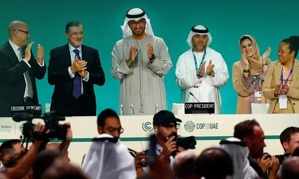 ಪಳೆಯುಳಿಕೆ ಇಂಧನಗಳಿಂದ ಪರಿವರ್ತನೆ: ಸಿಒಪಿ ಶೃಂಗಸಭೆಯಲ್ಲಿ ಐತಿಹಾಸಿಕ ಒಪ್ಪಂದ