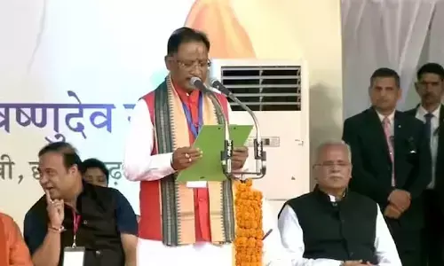 ಚತ್ತೀಸ್‌ಗಢದ ನೂತನ ಮುಖ್ಯಮಂತ್ರಿಯಾಗಿ ವಿಷ್ಣು ದೇವ್ ಸಾಯಿ ಪ್ರಮಾಣ ವಚನ ಸ್ವೀಕಾರ