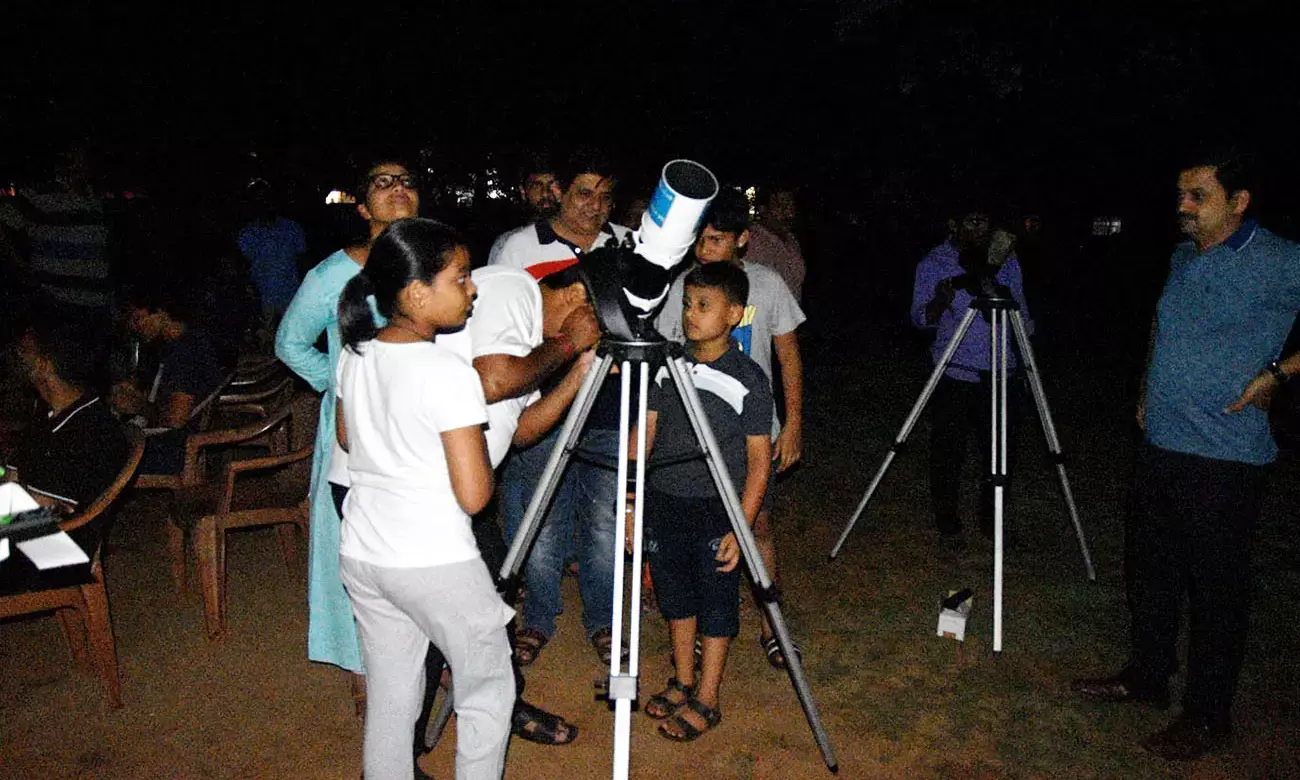 ಉಡುಪಿ: ಪೂರ್ಣಪ್ರಜ್ಞದಲ್ಲಿ ಜೆಮಿನಿಡ್ ಉಲ್ಕಾವೃಷ್ಟಿ ವೀಕ್ಷಣೆ