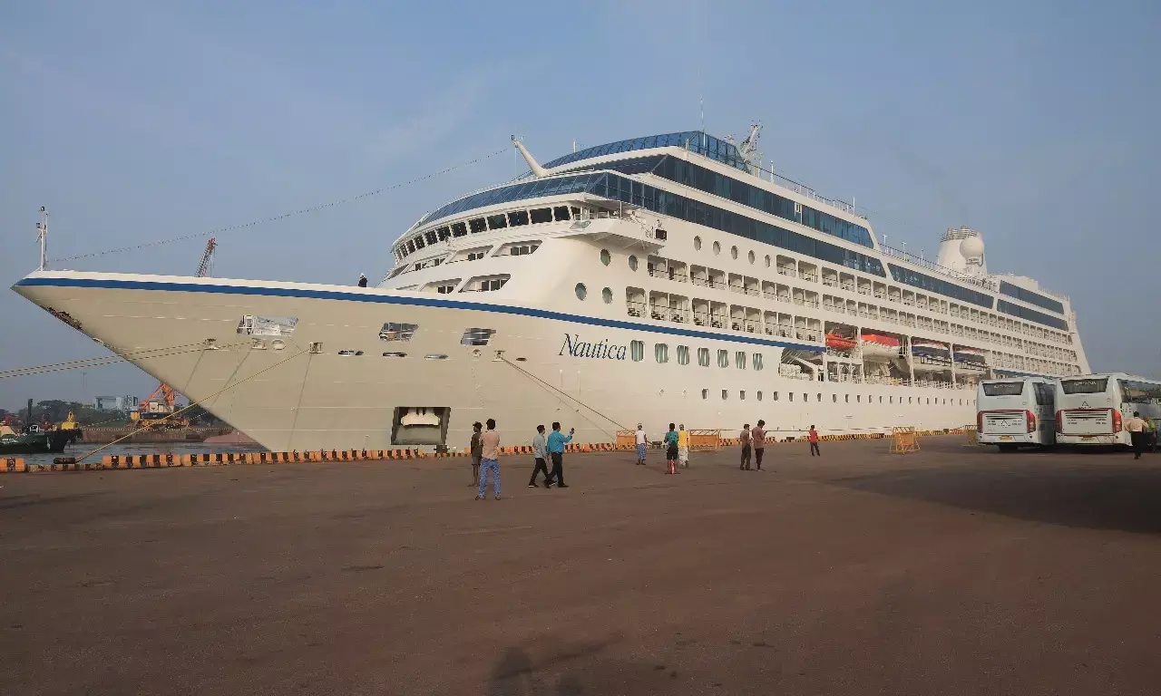 ಮಂಗಳೂರಿಗೆ ಮತ್ತೊಂದು ಮಾರ್ಷಲ್ ದ್ವೀಪದ ಪ್ರವಾಸಿ ಹಡಗು ಆಗಮನ