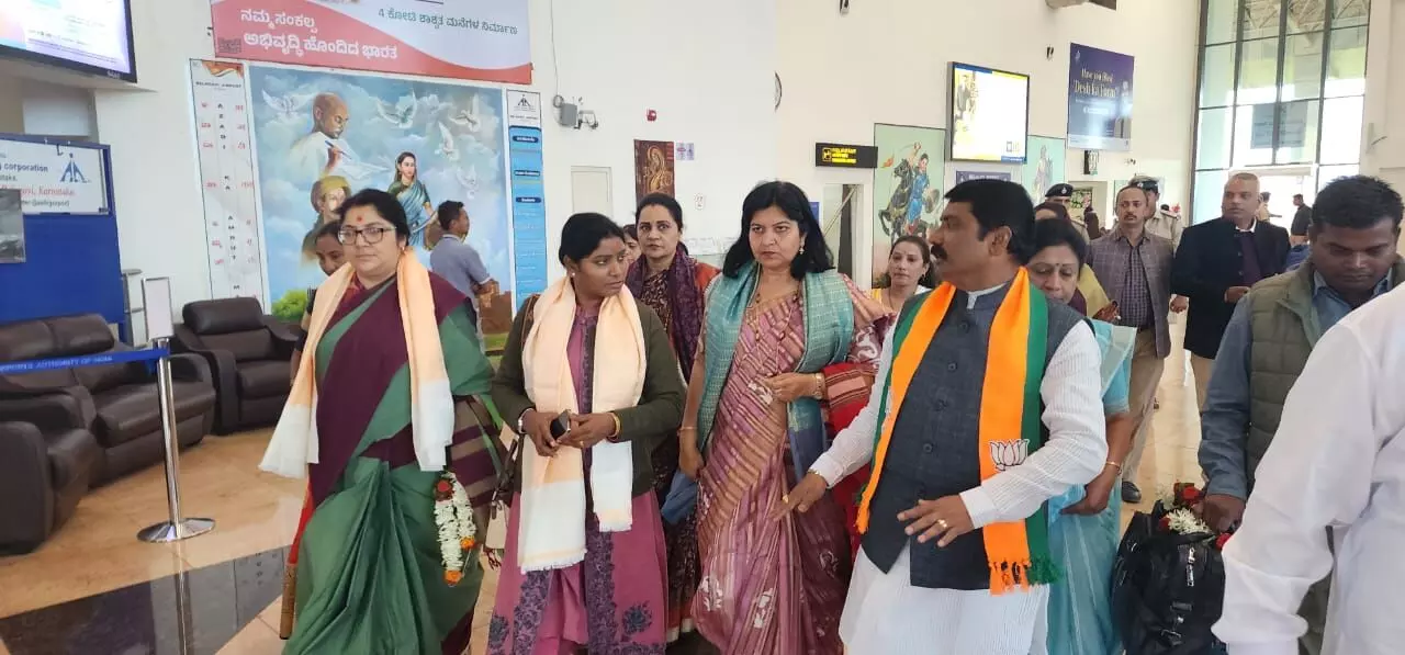 ಮಹಿಳೆಯನ್ನು ವಿವಸ್ತ್ರಗೊಳಿಸಿದ ಪ್ರಕರಣ; ಬೆಳಗಾವಿಗೆ ಬಿಜೆಪಿ ಸತ್ಯಶೋಧನಾ ಸಮಿತಿ ಭೇಟಿ