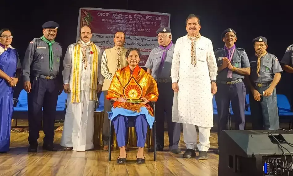 ಪ್ರತಿಭಾನ್ವಿತ ಸ್ಕೌಟ್ಸ್-ಗೈಡ್ಸ್,ರೋವರ್ಸ್, ರೇಂಜರ್ಸ್ ವಿದ್ಯಾರ್ಥಿಗಳಿಗೆ ಅಭಿನಂದನೆ