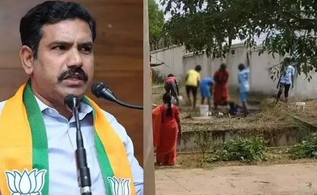 ವಸತಿ ಶಾಲೆ ವಿದ್ಯಾರ್ಥಿಗಳಿಂದ ಶೌಚ ಗುಂಡಿ ಸ್ವಚ್ಛಗೊಳಿಸಿದ ಪ್ರಕರಣದ ಅಧ್ಯಯನಕ್ಕೆ ಬಿಜೆಪಿ ಸಮಿತಿ: ಬಿವೈ ವಿಜಯೇಂದ್ರ ವಸತಿ ಶಾಲೆ ವಿದ್ಯಾರ್ಥಿಗಳಿಂದ ಶೌಚ ಗುಂಡಿ ಸ್ವಚ್ಛಗೊಳಿಸಿದ ಪ್ರಕರಣದ ಅಧ್ಯಯನಕ್ಕೆ ಬಿಜೆಪಿ ಸಮಿತಿ: ಬಿವೈ ವಿಜಯೇಂದ್ರ