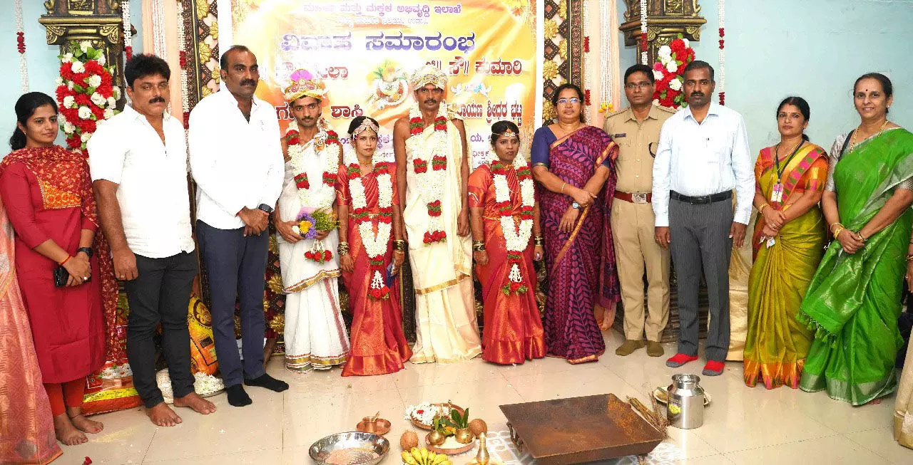 ಉಡುಪಿ ರಾಜ್ಯ ಮಹಿಳಾ ನಿಲಯದಲ್ಲಿ ವಿವಾಹ ಸಂಭ್ರಮ ಉಡುಪಿ ರಾಜ್ಯ ಮಹಿಳಾ ನಿಲಯದಲ್ಲಿ ವಿವಾಹ ಸಂಭ್ರಮ