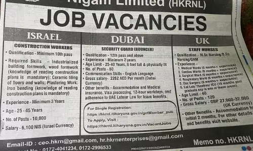 ಇಸ್ರೇಲ್ ಗಾಗಿ ಹರ್ಯಾಣ ಸರ್ಕಾರದಿಂದ 10 ಸಾವಿರ ಕಾರ್ಮಿಕರ ನೇಮಕ: ವ್ಯಾಪಕ ವಿರೋಧ