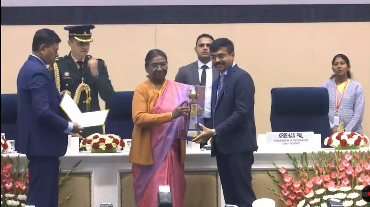 ಕರ್ನಾಟಕ ನವೀಕರಿಸಬಹುದಾದ ಇಂಧನ ಅಭಿವೃದ್ಧಿ ನಿಗಮಕ್ಕೆ ರಾಷ್ಟ್ರೀಯ ಇಂಧನ ಸಂರಕ್ಷಣಾ ಪ್ರಶಸ್ತಿ
