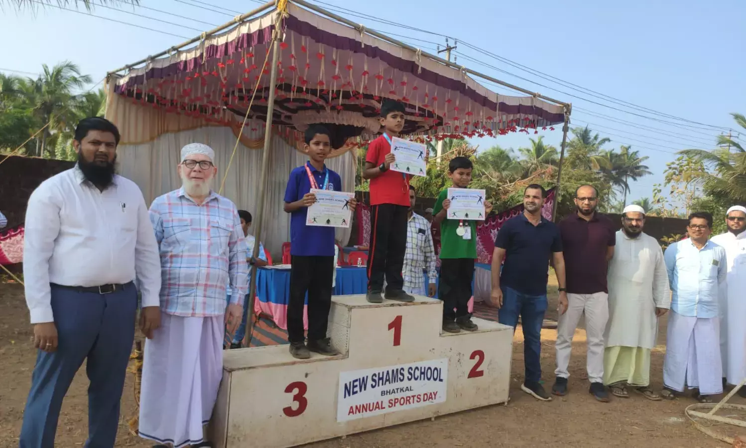 ನ್ಯೂ ಶಮ್ಸ್ ಸ್ಕೂಲ್ ನಲ್ಲಿ ವಾರ್ಷಿಕ ಕ್ರೀಡಾಕೂಟ