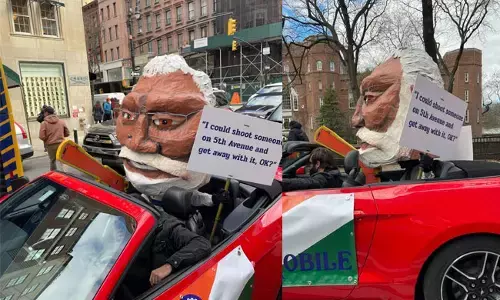 ನ್ಯೂಯಾರ್ಕ್‌ನಲ್ಲಿ ಹಿಂದೂ, ಸಿಖ್‌, ಮುಸ್ಲಿಂ ಸಂಘಟನೆಗಳಿಂದ ಪ್ರಧಾನಿ ಮೋದಿ ವಿರುದ್ಧ ವಿಶಿಷ್ಟ ಪ್ರತಿಭಟನೆ